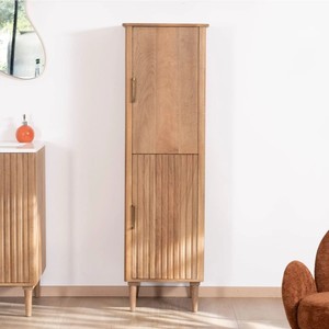 Mueble de baño de 2 puertas Vandana Royal Contour en madera maciza de mango con un toque retro - Product Image 1