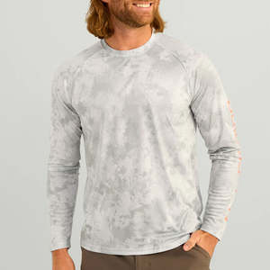 เสื้อผ้าตกปลาแขนยาวป้องกันแสงยูวี UPF 50 น้ำหนักเบา แห้งเร็ว ระบายอากาศได้ดี สั่งทำได้ พร้อมโลโก้พิมพ์ลายแบบซับลิเมชั่น - Product Image 5