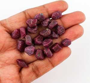 Natural Ruby Raw Untreated July Birthstone Gemstone For Jewelry Making Rough Crystal Loose Stone High Quality - Product Image 4