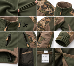 Ropa de Caza para Jóvenes y Niños |   Camuflaje - Verde Oliva - Seis Colores |   Fabricante y Proveedor de Ropa de Caza |   Chaqueta | - Product Image 4