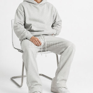 Modern Men's Flare <b>Trouser</b> with <b>Elastic</b> <b>Waist</b> Mid Rise Casual Fit Premium Stitching Soft Fabric OEM Service for Street Wear - Product Image 6