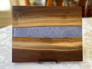 Tabla de Cortar de Madera de Acacia y Mango Ecológica de Primera Calidad, Tabla de Cortar Rústica Hecha a Mano, Tabla de Cocina Sostenible para el Hogar - Product Image 5
