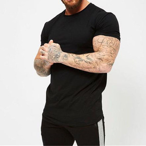 T-shirts pour hommes de style moderne, simples et performants, nouvelle mode, manches courtes, col rond, coupe régulière, respirant - Product Image 4