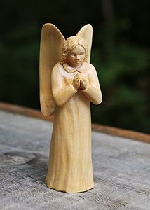 Centre de table en bois de qualité supérieure, ange sculpté à la main, décoration d'ange pour l'exportation et les acheteurs en gros - Product Image 2