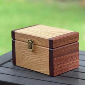 Natural Wooden Jewelry <b>Storage</b> Box Handmade Jewelry Organizer Case for Necklace Earrings <b>Rings</b> Bracelets - Product Image 2