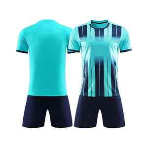 Soccer Uniform Sets for Adult Men Short Sleeve 100% Polyester Customized Colors Anti-Bacterial Customized Team <b>Name</b> Training men - Product Image 3