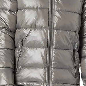 Custom Logo Winter Outdoor Men's <b>Padded</b> Coat High Quality Shiny Hood Puffer Jacket Stand Collar Zipper Embroidery Jacket ODM - Product Image 6