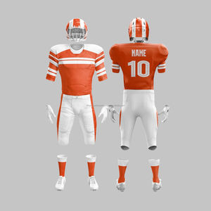 Diseño personalizado sublimado al por mayor de fútbol americano uniforme de fútbol personalizado Jersey ropa deportiva uniformes de fútbol - Product Image 3