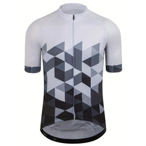 Maillot de sport élégant pour hommes, sublimation, manches courtes, imprimé, respirant, séchage rapide, 100% polyester, logo personnalisé - Product Image 1