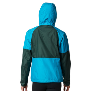 Women Hooded Color Block Windproof <b>Jacket</b> Full Sleeve Waterproof Outdoor Sportswear Lightweight Gym Wear Parka Workout Apparel - Product Image 3