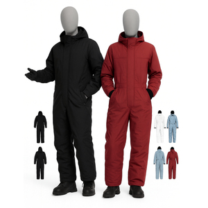 Women Ski Suit Printed Crew Neck Zipper Closure Waterproof Windproof Breathable Quick Dry Stretch Plus Size Best Material - Product Image 6