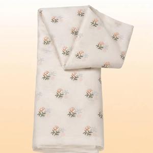 Tela de Chifón Bordada Malty Dobby, 100% Poliéster, Transpirable, Ecológica, para Bodas, Color Personalizado, Suministro Textil, Exportaciones - Product Image 1