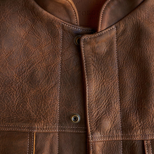 Men's High Quality Lightweight Motorbike Leather <b>Vest</b> with Custom Logo Casual Style Breathable Feature for Winter Low Price - Product Image 5