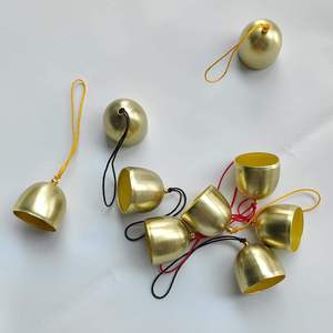 กระดิ่งทองเหลืองเสียงหวานสำหรับตกแต่งต้นคริสต์มาสและงาน DIY - Product Image 2