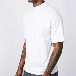 เสื้อยืดผู้ชายแบบหนาผ้าคอตต้อน100% หนาทรงหลวมโอเวอร์ไซส์แห้งเร็ว - Product Image 3