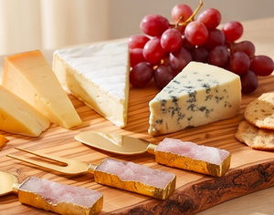 Stylish Metal <b>Cheese</b> <b>Knife</b> <b>Set</b> With Pink Stone Handle Durable Stainless Steel Blades For Kitchen Use Dining And Hotel Use - Product Image 6
