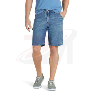 Shorts de Mezclilla Casuales Premium para Hombre, con Cristales de Imitación, Estilo Urbano, Proveedor OEM ODM, 100% Calidad - Product Image 5
