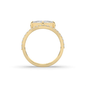 Anillo de Diamante de Laboratorio de Alta Calidad, Corte Marquesa Brillante, 1.36Ct, Oro de 14KT/10KT, Estilo Único, Ligero, Joyería para Mujer, de Fábrica - Product Image 3