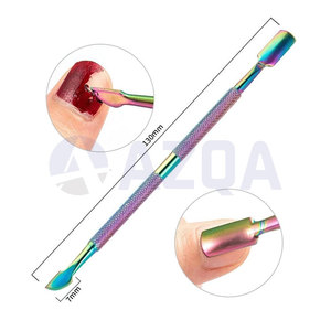 Professional Stainless Steel Nail File Set Cuticle Pusher and Scraper <b>Pedicure</b> and Manicure <b>Tools</b> Kit - Product Image 4