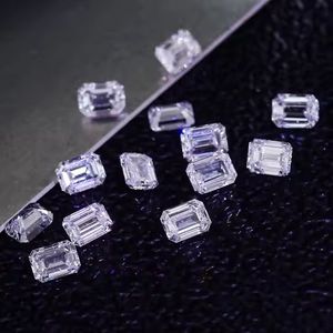 ผู้ค้าส่งเพชรชาวอินเดีย SHRAMAN DIAMOND นำเสนอราคาขายส่งเพชร VS-Si แบบหลวม เพชรสังเคราะห์ทรงเอเมอรัลด์คัท สำหรับทำเครื่องประดับชั้นดี - Product Image 2