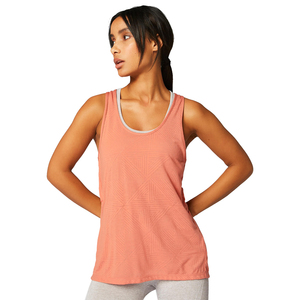 Summer Tank <b>Top</b> Yarn-Dyeing Knit Stripe Contrast Trim Breathable Casual Wholesale custom made Tank <b>Top</b> for women - Product Image 3