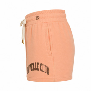 Dravelle Club Women's Peach Nonwoven Breathable Eco-Friendly Spandex/Cotton Shorts with <b>Drawstring</b> Waist Casual Style - Product Image 5