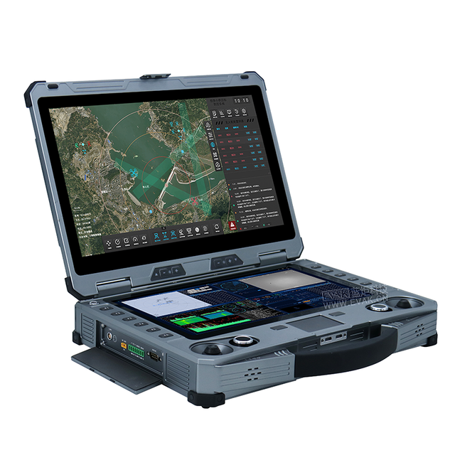 Portable Large EVAK GS-2000 Drone Wireless Ground Control Station UAV Remote Controller IP54 Protection Video Data Link