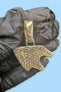 Colgante Cabeza de León de Plata 925, Colgante Hip Hop Iced Out con Moissanita VVS, Colgante Bling para Raperos, Colgante para Amantes de Animales para Hombres - Product Image 5