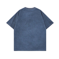 T-shirt Homme Coupe Droite Grande Taille en Coton Biologique 100% Écologique avec Impression Numérique Personnalisée Effet Délavé et Design Vierge de Haute Qualité