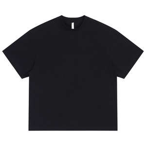 เสื้อยืดทรงครอปแบบโอเวอร์ไซส์ ผ้าฝ้าย 100% สำหรับผู้ชาย สไตล์ลำลองฤดูร้อน ไม่ยับง่าย เหมาะสำหรับออกกำลังกาย - Product Image 6