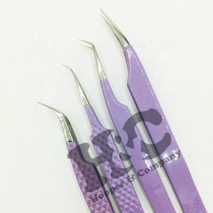 Pince à épiler de qualité supérieure pince à épiler personnalisée extension de cils en acier inoxydable Logo privé vison emballage durable pince à cils - Product Image 5