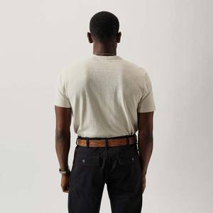 Camisetas de Cuello Redondo para Hombre, de Poliéster/Algodón, Tallas Grandes, Lisas, de Secado Rápido, Corte Regular, Personalizadas con Estampado, Transpirables, para Uso Casual de Verano - Product Image 4