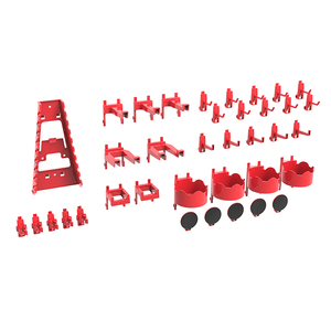 Crochets pour étagères à trous carrés en plastique ABS, présentoirs pour le detailing automobile, compatibles Dyson - Product Image 5