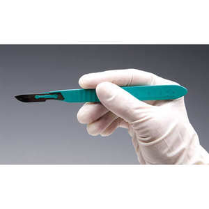 Scalpel chirurgical jetable avec manche en plastique et lames en acier inoxydable pour la formation en chirurgie laparoscopique manuelle par Surgiright - Product Image 2