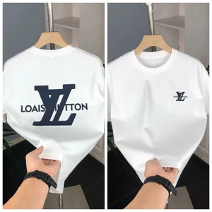 2026 New Trend Cotton Jersey Printed T-Shirt Unisex Luxury Style Short Sleeve Casual Front Logo Autumn Winter Tee - Product Image 5