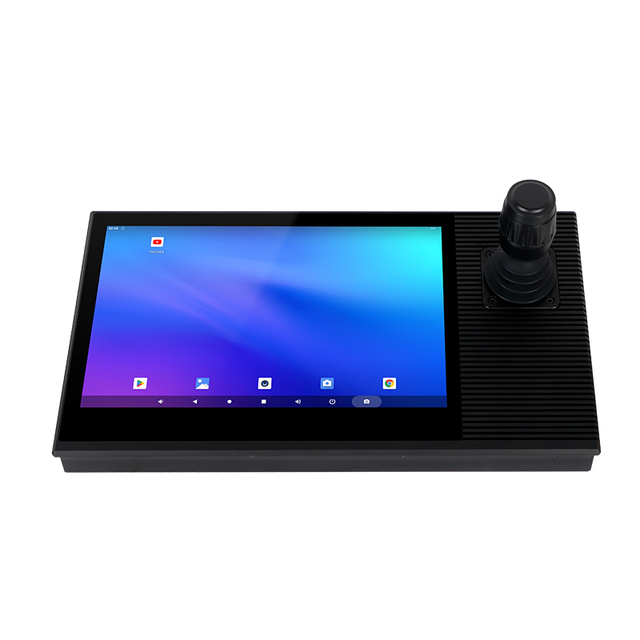 10 Inch Android System Touch Screen Control Panel with IP Camera Joystick Controller NDI PTZ