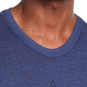 เสื้อยืดคอกลมแขนสั้นผ้าเจอร์ซีย์ระบายอากาศได้ดี ป้องกันรอยยับ ดีไซน์โลโก้แบบกำหนดเองใหม่ล่าสุด แฟชั่นสตรีทแวร์ผู้ชาย ผ้าฝ้าย 100% - Product Image 5