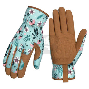 Guantes de Jardinería de Cuero Clásicos OEM Extra Pequeños para Hombre y Mujer, con Revestimiento de Látex, Color Amarillo Natural, Impermeables, para Uso Diario en Exteriores - Product Image 6