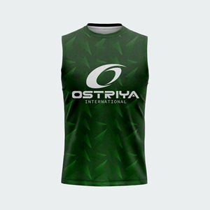 Custom ODM OEM <b>t</b> <b>shirt</b> 100% <b>polyester</b> men <b>shirt</b> Drop shoulder sleeveless tee Men drop shoulder <b>shirt</b> - Product Image 1