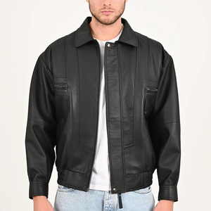 Lightweight Men Leather Jacket Best Stuff Hot Selling <b>Top</b> Trending Wholesale Rate men Leather jacket for men - Product Image 4