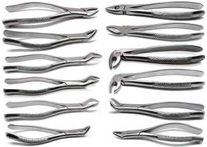 Adult Dental Extraction Forceps 23 Pcs CE Certified Ergonomic Grip Class I Made by Dentavex - Product Image 2