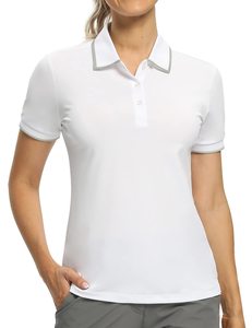 Ropa Deportiva de Estilo Sostenible, Camiseta Polo para Mujer, Color Resistente, Ventilación Industrial Mejorada, Prenda Moderna para el Armario Femenino - Product Image 1