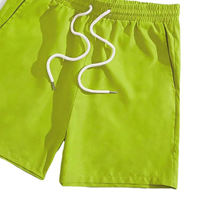 Conjunto de verano para hombre con estampado de atardecer, camisa de manga corta y pantalones cortos de playa a juego, conjunto informal de vacaciones, colorido, ligero, conjunto doble para hombre. - Product Image 2