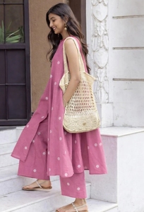 Salwar Kameez de Viscosa para Mujer KV, Ropa de Fiesta, Sin Arrugas, Secado Rápido - Product Image 3