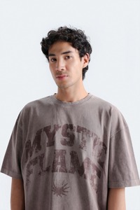 เสื้อยืดผู้ชายไซส์ใหญ่ สีเทา แขนสั้น คอกลม ลำลอง ผ้าฝ้ายเจอร์ซีย์ 100% ทรงปกติ ระบายอากาศได้ดี - Product Image 6