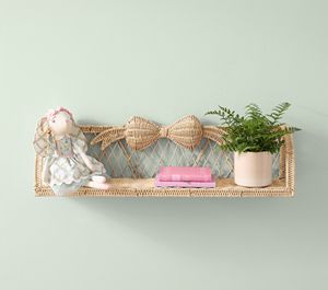 Étagère en rotin naturel en forme d'arc pour les chambres d'enfants, fabriquée au Vietnam avec personnalisation des couleurs OEM/ODM et prix de gros. - Product Image 6