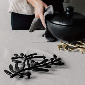 Custom Made Metal Sculpted <b>Trivet</b> For Gifts Ideal For Wedding Housewarming Or Holiday Present For Cooking Enthusiasts - Product Image 4