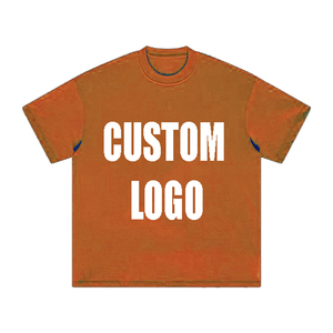 เสื้อยืดโอเวอร์ไซส์ผู้ชาย ผ้าคอตตอนหนานุ่ม พรีเมียม ทรงหลวม สไตล์สตรีทแวร์ ไม่มีแบรนด์ - Product Image 3