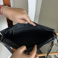 Vente en gros d'usine de sacs à main en cuir véritable avec design en damier et porte-monnaie à bandoulière de style occidental pour femmes