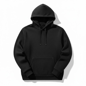Sudadera con Capucha para Hombre, Invierno, Cálida, Holgada, Transpirable, Poliéster/Algodón, Diseño con Estampado de Serigrafía y Forro Polar - Product Image 4